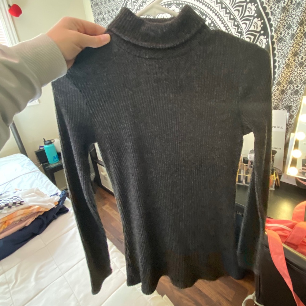 Dark Grey Turtle Neck